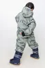 Autres articles de sport Combinaisons de ski pour enfants Cherry Outdoor Plus Combinaisons de ski thermique en coton pour garçons et filles Ensembles de neige de snowboard imperméables d'une seule pièce HKD231106