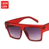 Occhiali da sole LeonLion 2023 Luxury Classic Occhiali da sole quadrati Donna Designer di marca Occhiali da sole Uomo Outdoor Street Beat Oculos De Sol Feminino P230406