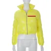 Veste bouffante femme Designer veste femme manteaux vers le bas vestes bouffantes manteau d'hiver en cuir imperméable à l'eau courte Parkas