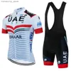 Cycling Jersey Sets UAE Cycling jersey Sets 2023 Men's Cycling Clothing Summer Short Seve MTB Bike Suit Bicyc Bike Clothes Ropa Ciclismo Hombre Q231107