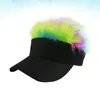 Hårklämmor Stylish Baseball Colorful Hat Justerbar Sun Block Headwear för Man Woman (svart 56-60 cm justerbar)