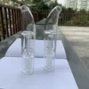 Glass Bubbler Rökning Tillbehör Glasrör Stam med 14 mm vattenrörsverktyg Hubble Adapter för Arizer Solo Air 1 2 II