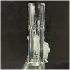 Smoking Pipes New 10Mm 14Mm Male Frosted Joint Quartz Nail Banger 45° 90° Straight Top Thick Clear Glass Accessories For Water Bong Dh4Om