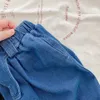 Jeans Primavera Autunno Jeans Per Bambini Ragazzi Tinta unita Allentato Casual Cotone Morbido Vestiti per bambini Scolari Pantaloni in denim 230413