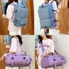 Bolsas escolares Ike Marti Gran capacidad para mujeres Mochila para el hombro Lady Weekend Sports Yoga Luggage Bolsas de cremallera multifunción Bolsa Crossbody 230404