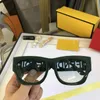Sunglasses Designer New Square frames Fashion Large Frame Women's Cat's Eye Straight FM7J