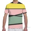 Męskie koszulki Streszczenie Mondrian 02 mężczyzn T-shirt Kobiety na całej nadruku moda koszulka chłopiec topy koszulki krótkie rękawy tshirty