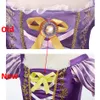 Filles Robes Enfants Raiponce Robe Enfants Tangled Déguisement Carnaval Princesse Costume Fête D'anniversaire Robe Outfit Vêtements 28 Ans 230406