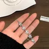 Link Armbänder 2023 Koreanische Opal Stern Armband Für Frauen Luxus Exquisite Kristall Fünf Spitzen Einstellbar Paar Schmuck Geschenk