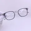 Fashionable luxury outdoor sunglasses TB smoke gray square TB905 net red The same medium gold eyeglass frame