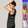 Tenues de yoga Gym Top Noir Sans manches Femmes Chemise Fitness Ts Dry Entraînement S Sports S Dos Nu 230406