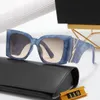 YSL Gafas de sol Gafas de sol cuadradas con montura negra Diseñador de mujer Gafas de sol de lujo para hombre y mujer Gafas de sol clásicas vintage UV400 Gafas de sol para exteriores YS Gafas de sol L con caja 2373
