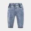 Jeans printemps automne 2 3 4 5 6 8 10 ans vêtements pour enfants solide serré élastique pantalon Denim Jeans 230406