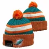 Mannen gebreide gebaande pom Miami Beanies Mia bobble hoeden