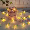 Christmas Decorations 1.5m Purple Butterfly Fairy Lights Wedding Brithday Room Curtain Lights Garland Decoration R231106