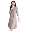 Robe de deux pièces Femmes Slim Costume Pardessus 2 Jupe Ensemble Encoche Revers Business Work Wear Pour Bureau Dames Formelle Blazer Ensembles avec