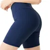 Gym Kleding Snelle drogende sporten en fietsen plus size ingebouwde pocket voor dames ademende zweet absorberend lopende fitness yoga shorts