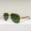 Luksusowe projektant letnich okularów przeciwsłonecznych gjiains celebrytka tego samego stylu osobowość ropucha pilot męski gg0528