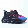 Designer men's running shoes casual fashion sneakers three black and white multi-color suede red blue yellow fluorine brown luxury women's