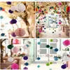 Christmas Decorations 30pcs/lot 8"(20cm) Colorful Honeycomb Balls Tissue Flowers Ball For Party Wedding 16 Colors