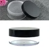 Storage Bottles 4 Pcs Sample Pots Cosmetics Portable Makeup Case Clear Container Empty Powder Samples Compact Containers Lids