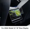 Tempererat glasfilmskydd för ny Tesla Model 3 Y 2024 Bakre radcenter Kontroll Touch Screen Protective Film
