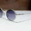Hot Fashion Round CHR Designer Solglasögon för kvinnor och män Herr Metal Cool 8178 Stil med logotypramar Anti-ultraviolet Retro-glasögon UV400 med originalfodral