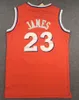 Retro 23 James Jersey Cle Cavalier Basketball Clobeys Hardwood Vintage Classics High School Jersey