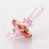 Tappo in carburatore in vetro di colore americano OD 32mm per quarzo Banger Nail Bong Oil Rig Premium Beracky Nails Tubo dell'acqua Bong Dab Rigs 1003