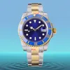 Mens Watch Designer Sub Watches With Box 41mm Automatisk mekanisk 2813 Rörelse Watches Men Ceramic Bezel rostfritt stål Lysande vattentäta armbandsur