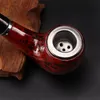 2023 Smoking Pipes Resin pipe removable wipe clean dual-use metal pipe pot filtering tobacco pipe