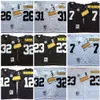 Ncaa 75e Vintage 26 Rod Woodson Maillots Ed 7 Ben Roethlisberger 12 Terry Bradshaw 23 Mike Wagner 32 Franco Harris 31 Donnie Shell