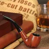 2023 Smoking Pipes Durable pipe classic practical SD-106 pipe guest gum wood iron pot small cleaning type smoking tools