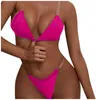 Damen Bademode Sommer Bikini Set Badeanzug Frauen Sexy Strand Transparent Strap Badeanzug Einfarbig Schwimmen Für Hohe Taille