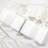 MyPretties 2 Sheets 2024 Folded Calendar Yearly Planner Refill Papers A6 A7 For 6 Hole Binder Organizer Notebook N.1446