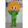 Halloween Cute Sunflower Mascot Costume Adult Size Cartoon Anime theme character Carnival Men Women Dress Christmas Fancy Performance Party Dress