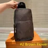 Avenue Sling Bag Мужская поясная сумка из натуральной кожи Дизайнерские сумки на ремне Мужская сумка через плечо Кошелек Hobos Tote Поясная сумка Сумка-кошелек Сумка Fanny Pack