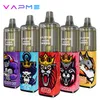 100% 원본 Vapme King 12000 퍼프 e 담배 일회용 vape 펜 장치 0/2/3/5 기화기 20ml Type-C 충전식 650mAh 배터리 공기 흐름 메쉬 코일 18 Flavors 12k