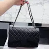 Сумки-портфели Женские CF Цепи Crossbody Роскошные Дизайнерские Брендовые Сумки Модные Сумки На Плечо Высококачественные Женские Кошелек Телефон Кошелек Металлический 30 СМ