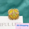 French Retro Fashion Ornament Antique Bronze Opal Antique Style Niche Design Open Rings Simple