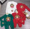 Weihnachtsbabys, Kleinkinder, dicker Strampler, Mode-Trainingsanzug, Designer-Druck, Weihnachtsmann-Strampler, süße Baby-Herbst-Kinderoveralls, Kinder, Mädchen, Jungen, Winterkleidung