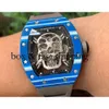 Ys Jb RM052-01 SUPERCLONE Active Tourbillon Montres Montre-bracelet Skull Designer Rm52 Diamant Creux Automatique Mechanica Ceramic671 Montres de luxe