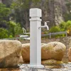 Kitchen Faucets White Outdoor Courtyard Column Faucet Garden Watering Spray Gun Water Outlet Villa