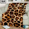 Blankets Swaddling 3D Wild Leopard Stripe Print Series Blanket Soft Throw Blanket for Home Bedroom Bed Sofa Picnic Travel Office Cover Blanket Kids