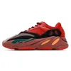 Kutu Tasarımcı Ayakkabıları 700 V3 Koşu Ayakkabıları Azael Kahverengi Tuz Solması Karbon Parlak Siyan Mnvn Üçlü Siyah 700 Mens Sport Trainer Sneaker Boyutu 36-48