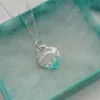 marchio di lusso amore cuore collane con pendente di design per le donne ragazze s925 argento semplice splash-inchiostro catene di moda collana girocollo gioielli per feste