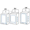 Double ports 12W Real PD USB C Chargeur mural Portable Type C Adaptateurs d'alimentation EU US Plug pour IPhone 13 14 15 Pro Max Samsung Xiaomi Huawei S1