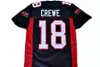 Longest Yard Movie Football Jersey Batte X Jason Voorhees Mean Machine Paul CREWE CHEESEBURGER genähte individuelle Retro-Trikots Schwarz Männer Frauen Jugend