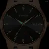 Нарученные часы Wwoor Diamond Watch для мужчин роскошные часы Gold Fashion Причинная нержавеющая сталь водонепроницаемые наручные часы Relogio Masculino