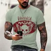 Erkek Tişörtleri Yaz Büyük Teklif 3D Baskı T-Shirt Moda Yuvarlak Boyun Şortları Sıradan Uzun Kollu Gömlek Korku Gotik Trend Kazak